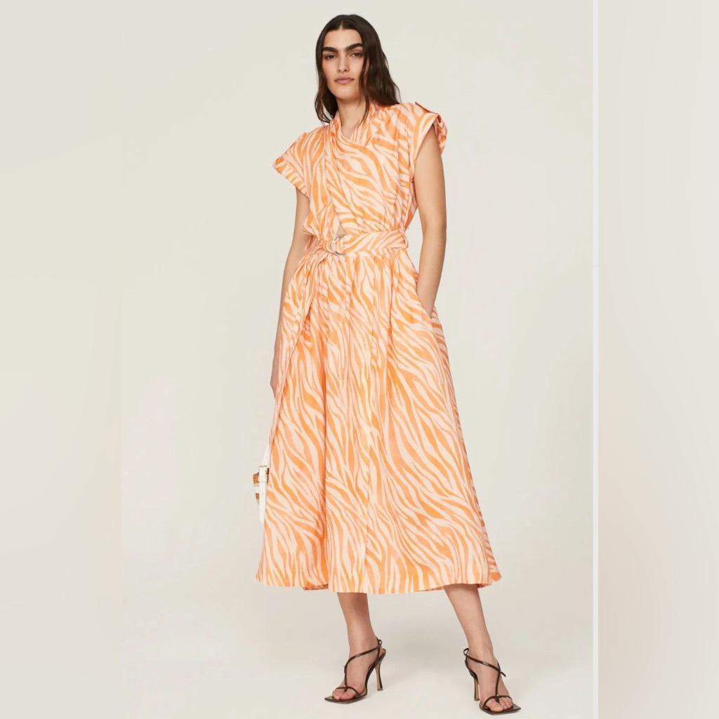 Derek Lam Collective Cross Front Midi Dress, Rent The Runway